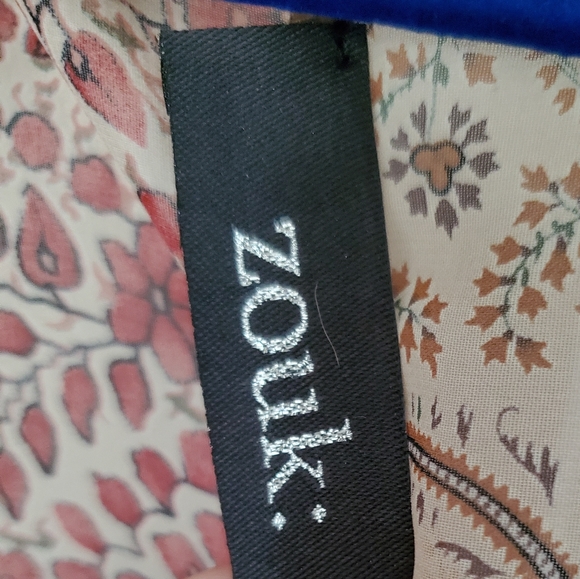 Zouk: Cardigan w/lace detail on shoulders/sleeves - Picture 2 of 7